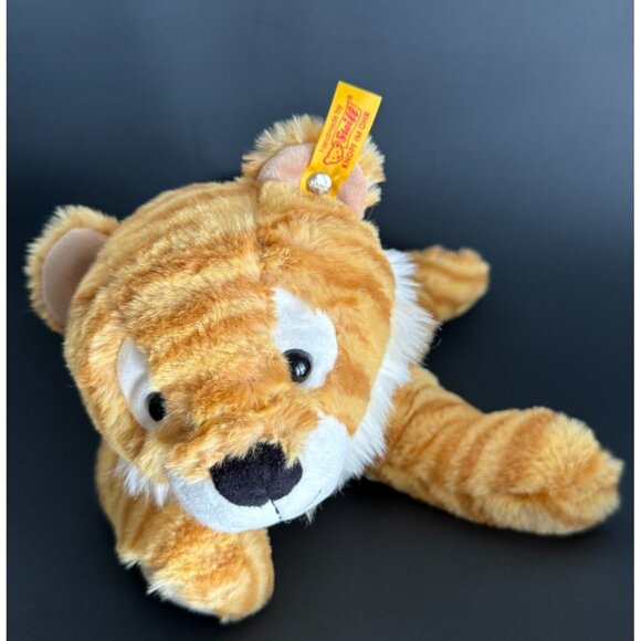 New soft Steiff 067600 Soft Cuddly Friends Toni Tiger Cub 12" floppy‎ cuddly NWT - Picture 10 of 12
